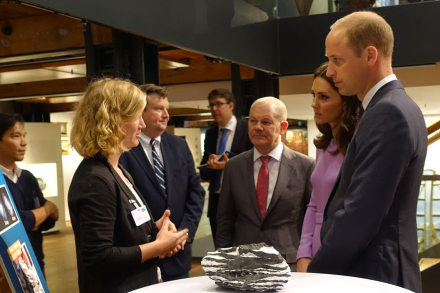 William and Kate met young researchers in Hamburg, Foto: Hannah Sehan, British Embassy