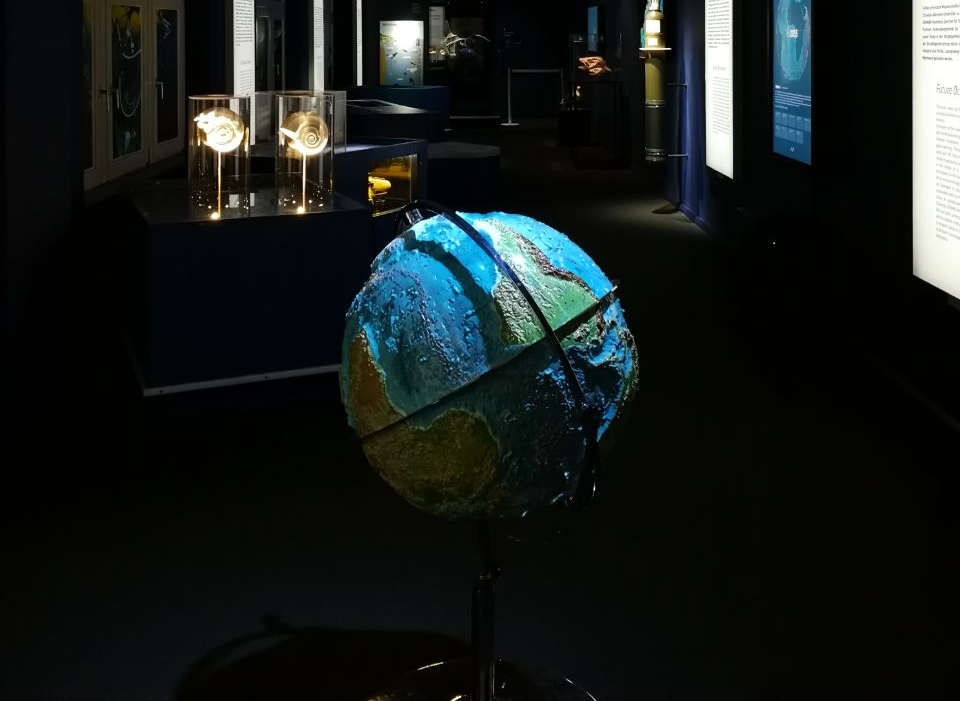 Zugang zur neuen Dauerausstellung des Exzellenzclusters "Ozean der Zukunft". Foto: Frederike Tirre